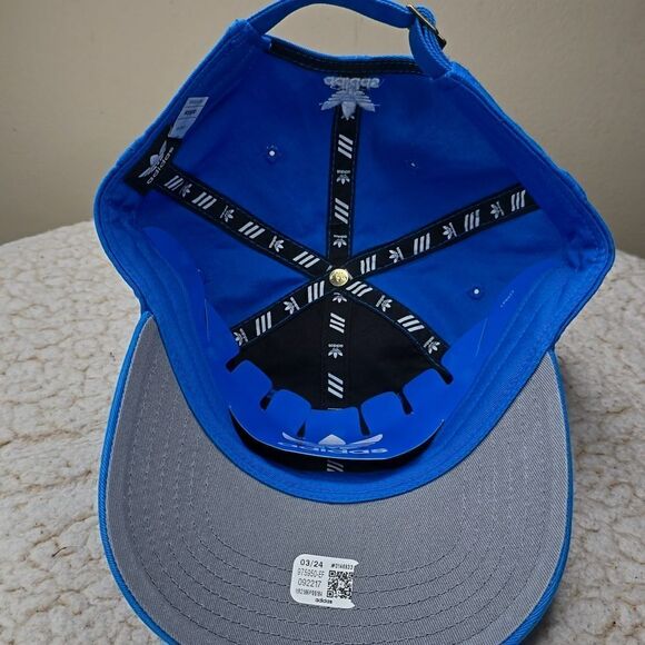 NWT Adidas Relaxed Strap-Back Hat Blue Bird OS - Picture 5 of 7